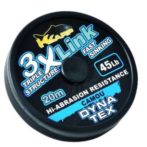 K-Karp 3xLink 20m Camou 45lb gyorsan süllyedő horgász zsinór
