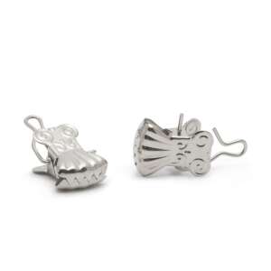 Chrome decorative curtain clips, 2 pack - Curtain ring