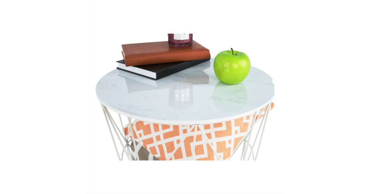 Enplo K40_40 Small table #white-marble