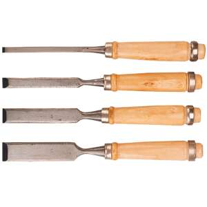 Top Tools Stechbeitel Set 6-24mm, 4-teiliges Holzbearbeitungs-Handwerkzeug-Set - Top Tools