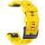 Yellow silicone strap for Garmin Fenix 5, 6, 6 Pro, 7 smartwatch