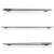 Tech-Protect Smartshell laptop case for MacBook Air 13 inch 2022, clear matte, multiple side views