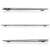 Tech-Protect Smartshell laptop case for MacBook Air 13 inch 2022, frosted transparent, side view
