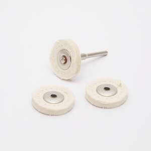 3 polishing wheels for metal, wood, and plastic - Tool accessories