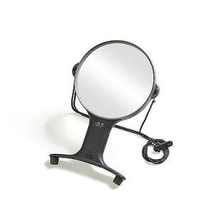 TFA nagyító tükör LED világítással, 1,5x nagyítás, nyakpánttal, fekete - TFA