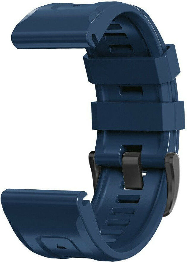 Tech-Protect Iconband Watch Strap, Plastic, Compatible with Garmin Fenix 3/5X/3HR/5X Plus/6X/6X Pro/7X, Navy Blue