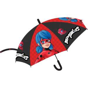 Parasol Miraculous Ladybug dla dzieci, czerwono-czarny - Parasol dziecięcy