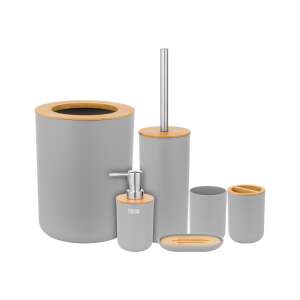 Teesa Badzubehör-Set Teesa grau 73166580 - Badezimmer-Zubehör