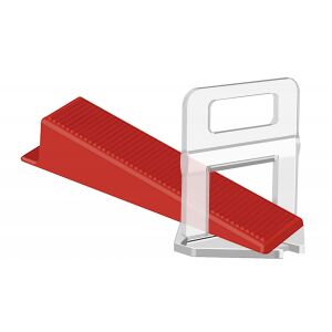 Fliesennivelliersystem 100 Klammern 100 Keile 138512494 - Werkzeug für Maurer und Fliesenleger