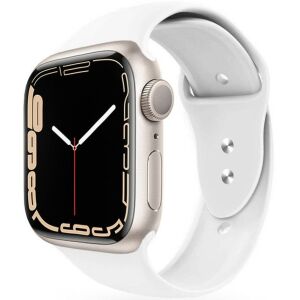 Apple Watch with white Tech-Protect Smoothband - Apple