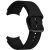 Samsung Galaxy Watch 4 fekete szilikon szíj
