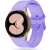 Samsung Galaxy Watch 4 (40 / 42 / 44 / 46 mm) okosóra szíj - lila szilikon szíj