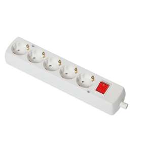 5-ös Asztali Elosztó - Gyermekvédelemmel és Túlfeszültségvédelemmel