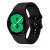 Smartwatch Samsung Galaxy Watch 4 z czarnym silikonowym paskiem