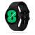 Smartwatch Samsung Galaxy Watch 4 z czarnym silikonowym paskiem