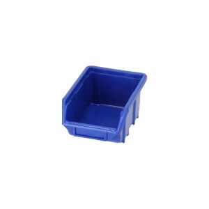 Blaue modulare Kunststoff-Lagerbox - 111x168x76 mm - Werkzeug- & Teilesortierer