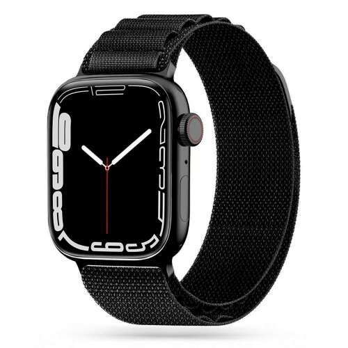 Tech-Protect Nylon Pro black watch band for Apple Watch 4/5/6/7/8/SE/Ultra 42/44/45/49mm