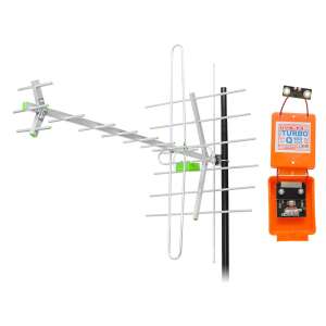 DVB-T2 Beltéri Antenna - Jel Erősítővel - Kompakt