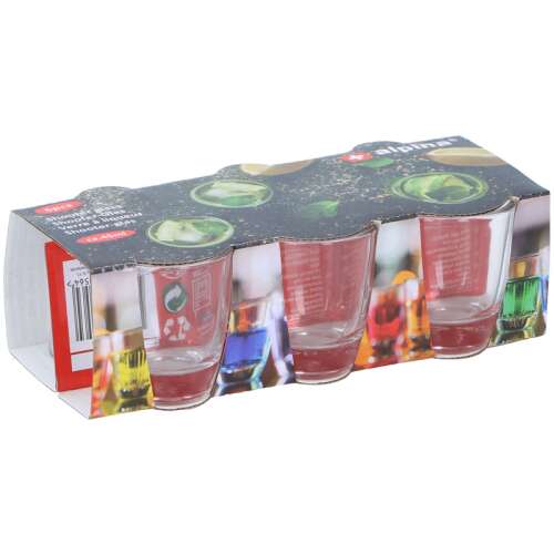 Set mit 6 Alpina Schnapsgläsern, 45 ml pro Glas