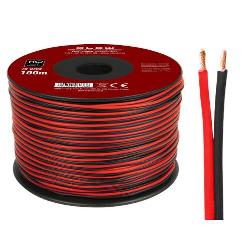 73-372 # Hangszóró vezeték 2x0,50mm fekete-piros 72406911