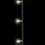 Close-up of Fényfüggöny mid-white LED curtain light strand