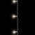 Close-up of Fényfüggöny mid-white LED curtain light strand