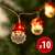 Karácsonyi LED fényfüzér - mikulás - 10 LED - 2 x AA - 1,35 m 56532 72408673}