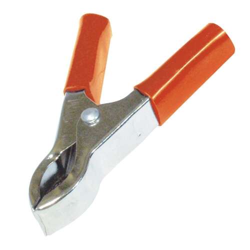 30A akkumulátor csipesz, 75mm, piros, VBC 30/RD