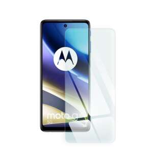 Blue Star 9H Tempered Glass Screen Protector for Motorola G51, applied to phone - Motorola