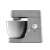 Kenwood Chef XL KVL4220S konyhai robotgép, ezüst, oldalnézet
