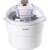 Domo DO2309I ice cream maker, white, 1 liter, front view