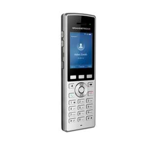 Grandstream WP822 WiFi Tischtelefon, silber, Seitenansicht - VoIP-Ausstattung