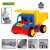 Wader Giant Truck with Trailer, 55 cm, red, blue, yellow, toy truck, dump truck, kids toy, children's toy, play truck, construction toy
