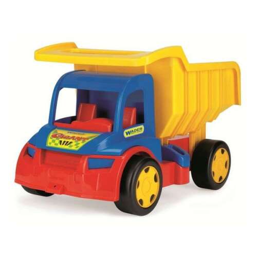 Wader Giant Truck, 55 cm, red, blue, yellow, toy truck, dump truck, kids toy, children's toy, play truck, construction toy