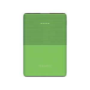 Terratec P50 Pocket Power Bank 5000mAh grün, Vorderansicht - Terratec