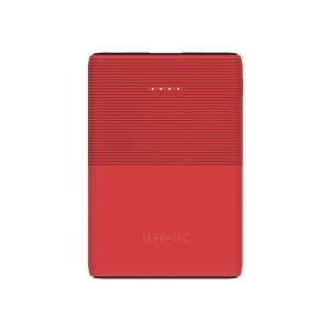 Terratec P50 Pocket Power Bank 5000mAh czerwony, widok z przodu - Terratec