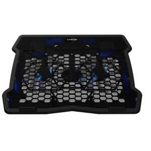 Cooler laptop Canyon NS03 2Fan 2USB LED Black (CNE-HNS03) (CNE-HNS03) 73084161 - Canyon