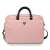 Guess Nylon Triangle Logo 16 inch laptop bag, pink
