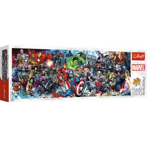 Trefl panoráma Puzzle - Marvel Univerzum 1000db  72415479 Puzzle - Avengers - Bosszúállók