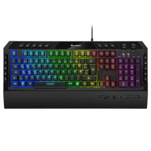 Sharkoon SKILLER SGK5 USB Gaming Mechanical Keyboard DE - Black - Keyboard