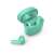 Philips TAT2206 True Wireless слушалки, Зелени, отворена кутия за зареждане с една слушалка