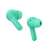 Philips TAT2206 True Wireless слушалки, Зелени, близък план на лявата слушалка
