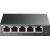 Közelkép a TP-Link TL-SG105MPE 5-Port Gigabit PoE+ Switch portjairól