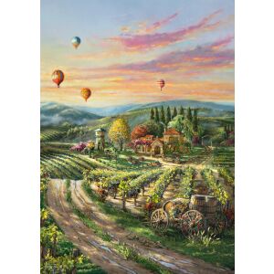 Thomas Kinkade Szőlőültetvény kirakó, 1000 darabos puzzle - Puzzle