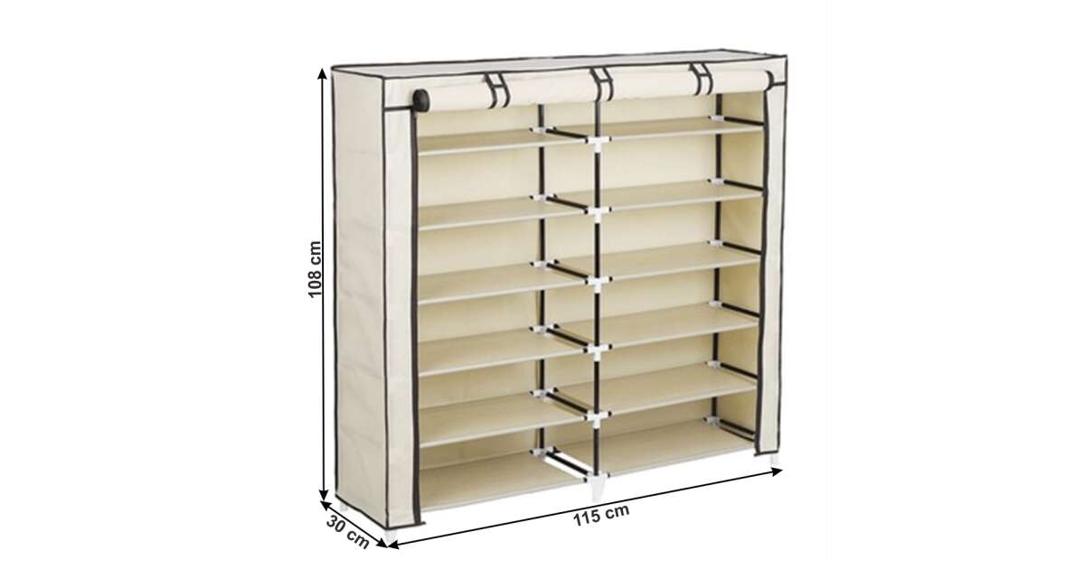 Ivar K108_115 Shoe storage #beige-black
