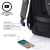 XD Design Bobby Hero XL backpack integrated USB charging port detail