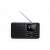 Xoro DAB 142 digitális rádió, fekete, elülső nézet