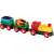 BRIO World Battery Operated Action Train set with locomotive, coal wagon and concrete mixer