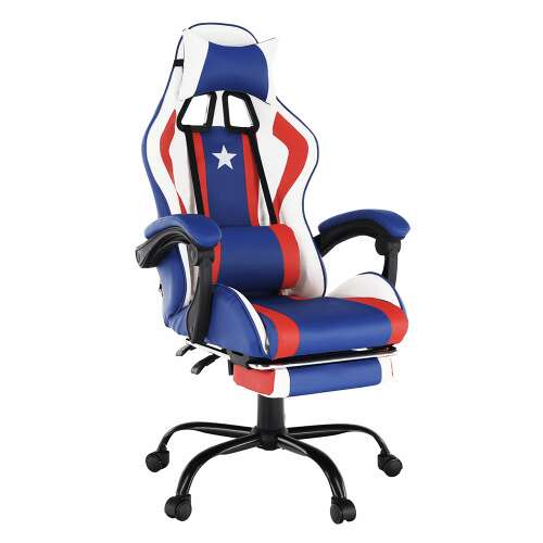 Captain K136_64 Gamer szék #kék-piros 32351044