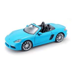 Bburago Porsche 718 Boxster niebieski model samochodu w skali 1:24 - Bburago